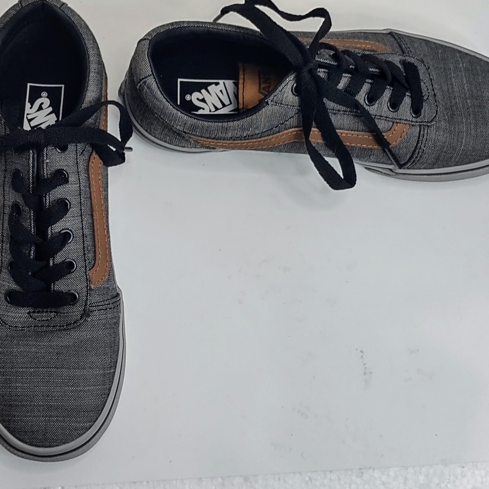 Vans Black and Brown Sneakers with Suede Upper